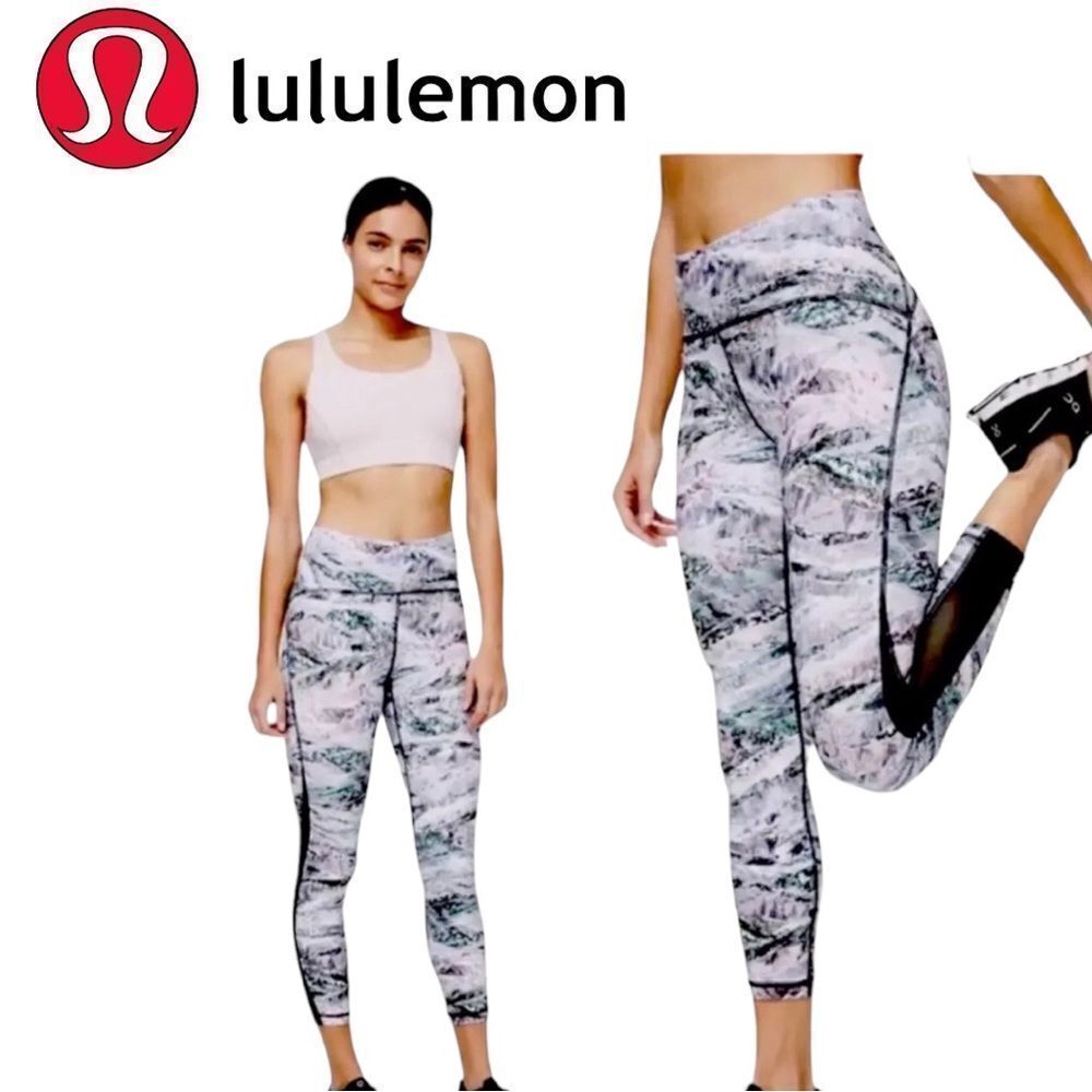 Lululemon Wunder Under High-Rise 8 Tight 25 Full-On Luxtreme Springscape…